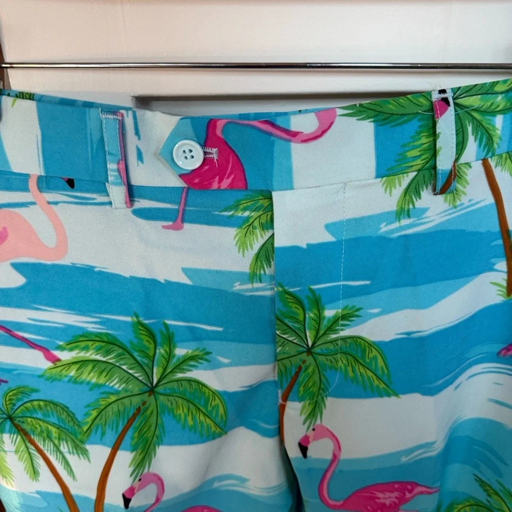 OppoSuits Flamingo mens suit US 36